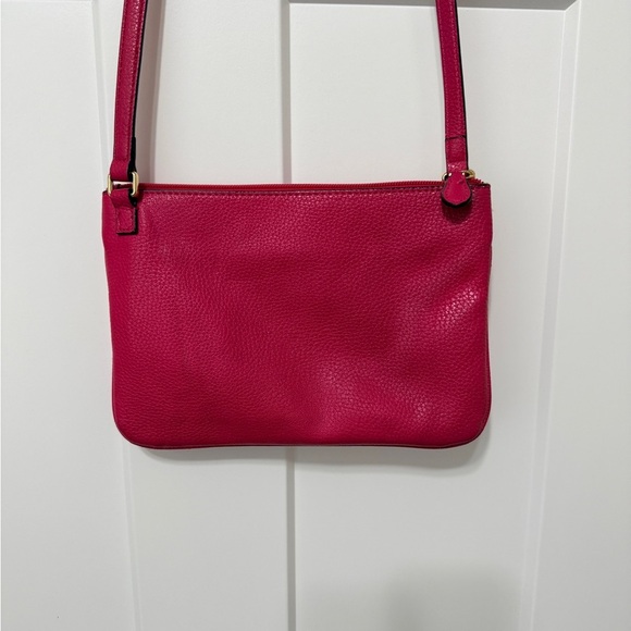 RALPH LAUREN Crossbody Bag in Pink Leather - Picture 3 of 9